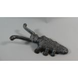 A Cast Metal Beetle Boot Pull, 25cm Long