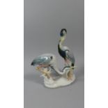 A Continental Study of Herons, 25cm High