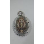 A Mixed Metal Victorian Chatelaine Locket, 20g