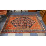 An Antique Persian Malayer Rug, 187cm x 128cm