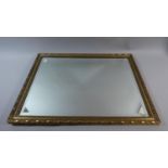 A Bevel Edged Gilt Framed Wall, 52cm wide