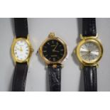 A Collection of Three Wrist Watches, all with Quartz Movements