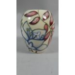 A Moorcroft 2004 Floral Vase, 10cm High