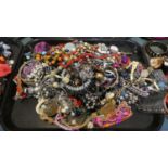 A Tray of Costume Jewellery