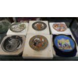 A Collection of Six Villeroy & Boch and Other Decorated Plates