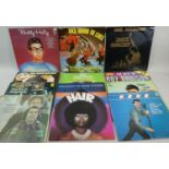 A Collection of Twelve LP Records to Include Elvis Presley, Gene Vincent, Buddy Holly, Roy Orbison