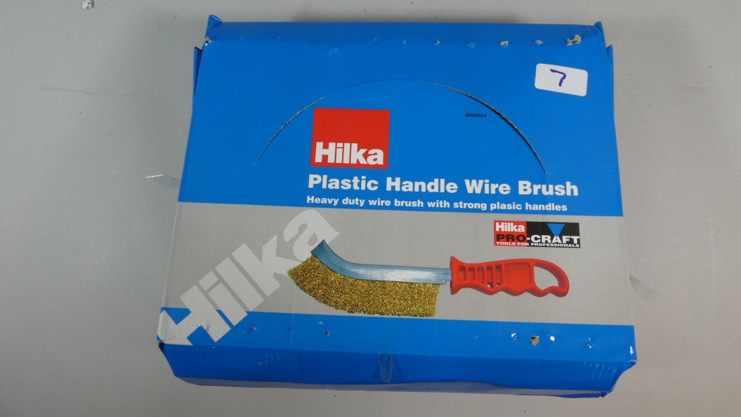 A Box Containing 24 Hilka Wire Brushes, Plus VAT