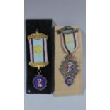 Two Royal Order of Buffaloes Silver Jewels