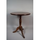 A Reproduction Circular Topped Tripod Wine Table, 47cm Diameter