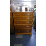 A Modern Five Drawer Bedroom Chest, 80cm Wide