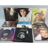Twelve LP Records to Include Three Different ABBA, Barbra Dickson, Carpenters, Gladys Knight etc
