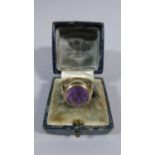 A 9ct Gold and Amethyst Dress Ring, 4.7g