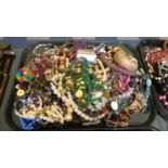 A Tray of Costume Jewellery