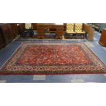A Persian Handmade Isfahan Carpet, 303 x 212cm
