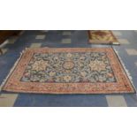 A Woollen Rug with William Morris Pattern, 240 x 150cm Made in India