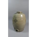 A Glazed Stoneware 2 Galleon Barrel by James Pearson Chesterfield, 35cm High