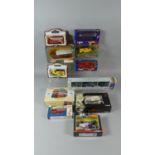 A Box of Diecast Toys to Include Limited Edition Corgi Guinness Truck, Bus and Coach, RAF Vehicle