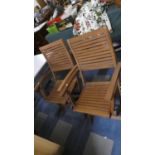 A Pair of Folding Garden Chairs