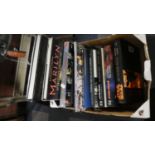 A Box of Star Wars and Star Trek Books, Marilyn Monroe etc