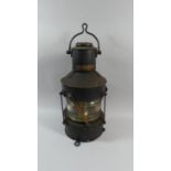 A Brass Mounted Vintage Anchor Light by Alderson & Gyde Ltd, Birmingham, Anchor Pattern 5902, c.