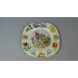 A Royal Doulton Sydney Harbour Bridge Souvenir Plate Sesqui Centenary 1788-1938, 26cm wide