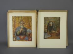 A Linen Bound Folio, entitled Raphael - Paintings of the Vatican, published by the Vatican City