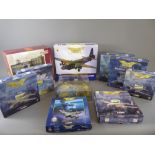 A Collection of Corgi Aeroplane Model Kits, including a Corgi Avro Lancaster (Dam Buster's