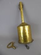 An Early 19th Century Inglenook Georgian Brass 'John Linwood' Bottle Spit-Jack, in working order and