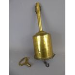 An Early 19th Century Inglenook Georgian Brass 'John Linwood' Bottle Spit-Jack, in working order and