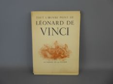 Leonardo da Vinci Folio of Prints entitled 'Tout L'Oeuvre Peint de Leonard de Vinci' by La Galerie