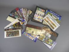 A Large Quantity of Mint UK Decimal Stamps, in presentation packs and a stockbook; f/v c.£1000.00.