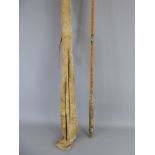 A Late 19th Century Split-Cane Fishing Rod by Odgen & Scotford, Cheltenham, in three pieces with