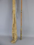 A Late 19th Century Split-Cane Fishing Rod by Odgen & Scotford, Cheltenham, in three pieces with