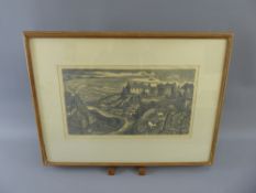 Clifford C. Webb - RBA, RE (1895-1972) Limited Edition Coloured Woodblock Print entitled 'Seaton