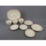 19th Century Part Porcelain Tea Set