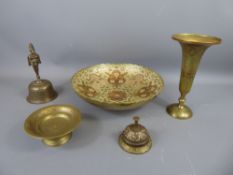 A Collection of Bronze/Brass Items