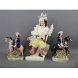 Two Victorian Staffordshire Figures.