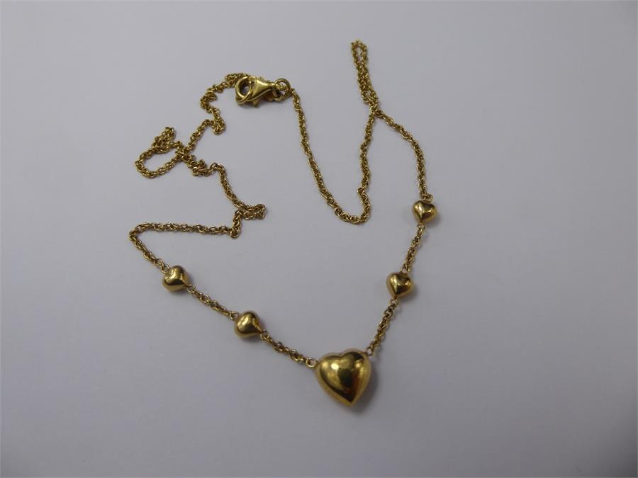 A 9ct Yellow Gold Locket and Chain. - Image 3 of 3