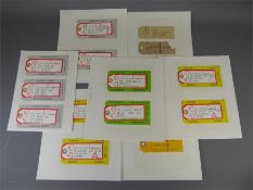 GB Railways - Parcel/Letter Bag Labels.