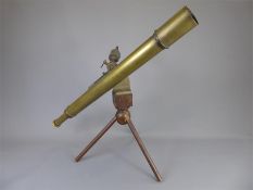 A 19th Century Brass Field Telescope