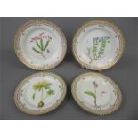 Royal Copenhagen Flora Danica Plates.