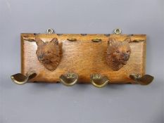 An Antique Black Forest Pipe Rack