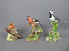 A Collection of Six Coalport Bird Figures.