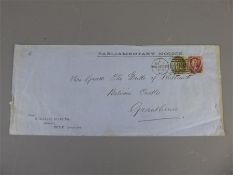 GB Stamps/Postal History - December 1874 Parliamentary Notice Envelope.