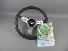 A Vintage Moto Lita Steering Wheel