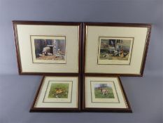 Four Limited Edition David Shepherd Prints.