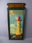 A Vintage Hand-Painted Wooden Relief Advertisement Sign Board
