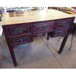 An Antique Hardwood Chinese Sideboard.