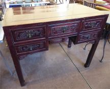 An Antique Hardwood Chinese Sideboard.