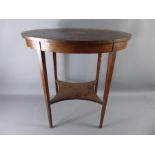 A Mahogany Oval Occasional Table.